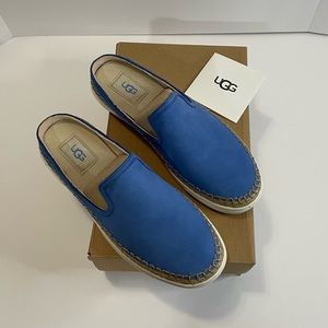 UGG Calell Blue Backless Sneakers